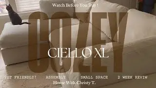 Cozey Ciello XL Review l Watch before you buy! l The best Neutral Couch Color