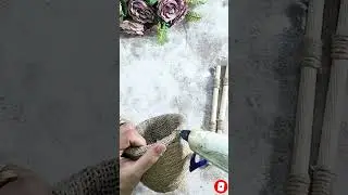 Can you believe it? I made this beautiful vase with this disposable cup.