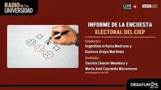 Desayunos | Informe de la Encuesta Electoral del CIEP