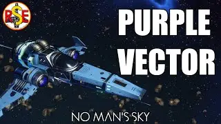 PURPLE VECTOR | Rare Alpha Vector Fighter | No Man's Sky Outlaws