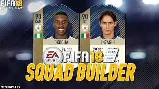 FIFA 18 Squad Builder - NEW PRIME ICONS! w/ Prime Icon Okocha + Prime Icon Inzaghi!