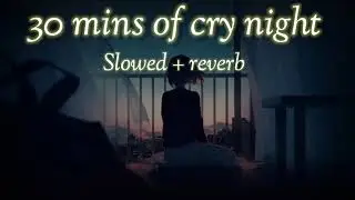 30 minutes of cry night || slowed+reverb || lofi 🔥