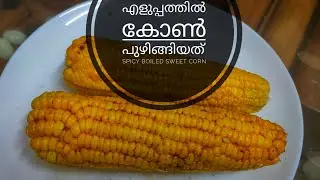 കോൺ പുഴുങ്ങിയത് എളുപ്പത്തിൽ ഉണ്ടാകാം spicy boiled sweet corn // Spicy Corn🌽 #Sweet corn