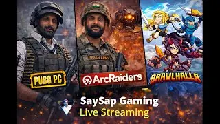 ARC RAIDERS 🤖 PUBG ⚔️  BRAWLHALLA 👊