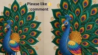 macrame standing peacock is live!/#macrame peacock (part-3)/#macrame/#shorts/#short/#yt/#ytshorts