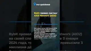 Bybit провел листинг AIOZ Network (AIOZ)