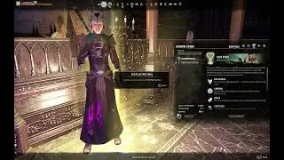 Elder Scrolls Online - sipping from the ESO Plus free trial goblet in appropriately regal attire