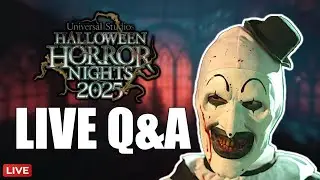 Answering Your Halloween Horror Nights 2025 Questions! | HHN 34 LIVE Q&A