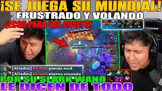 SE JUEGA SU MUNDIAL! MACARIUS FRUSTRADO Y VOLANDO POR SLARK ARROGANTE Y WANO, LE DICE DE TODO DOTA 2