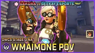 [ Wmaimone ] UNSTOPPABLE Tracer | Sakura vs Geekay Esports | OWCS NA Stage 3