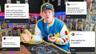 15k SUBSCRIBER Q&A + My Pok&eacute;mon Journey as a Collector & Vendor: Best Advice for Becoming a Vendor