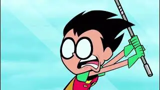 Teen Titans Go! | Robin Kicks Out The Flash
