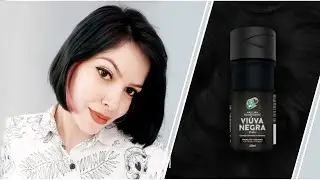 Cabelo PRETO com tonalizante Viúva Negra - Kamaleão Color (máscara pigmentante)
