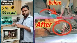 Microwave repair step by step guide hindi..#microwave  #electronic 