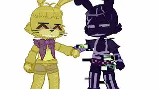 Glitchtrap meeting M.X.E.S. entity