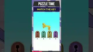Can You Match the Key to the Correct Door? | Puzzle Time Challenge | #Shorts