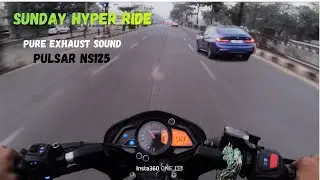 Pulsar ns125 bs 6 hyper ride on morning 
