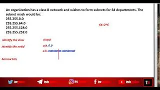 Practice Question|Fixed Length Subnet Masking|IP Addressing and Subnetting