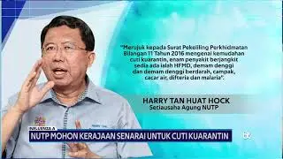 INFLUENZA A | NUTP Mohon Kerajaan Senarai Untuk Cuti Kuarantin