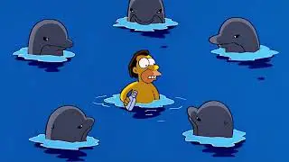 The Simpsons - Alcohol and night swimming