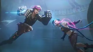 Vi and Caitlyn Vs Jinx and Sevika (1/3) Full Fight Scene | Arcane Season 2 Episode 3