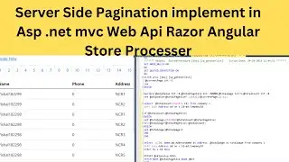Implement paging  server side in asp net mvc  paging in asp net mvc from database store processer