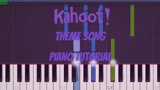 Kahoot! - Lobby Theme - Piano Tutorial With Sheet Music