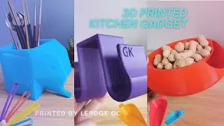 Top8 3D Printed Kitchen Gadget 2021| Useful 3D Printing Ideas for home by Lerdge 3D printer