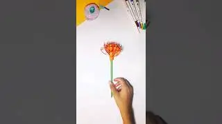 How to make a paper flower 🌼  @Myideas01 #diydecor #art #myideas #diy #flowercrafting