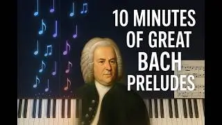 🎶 10 Uninterrupted Minutes of FAMOUS JS Bach Preludes