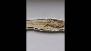carving ducks from mammoth tusk - a brilliant bone carving technique #carving #shorts