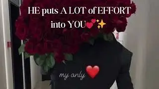 HE PUTS A LOT OF EFFORT into YOU subliminal ❤️ 100% works