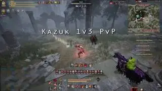 Black Desert - Warrior 1v3 PvP