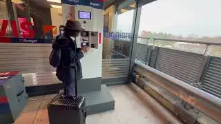 Milan Linate Picking up Car Keys at Avis Automatic Kiosk