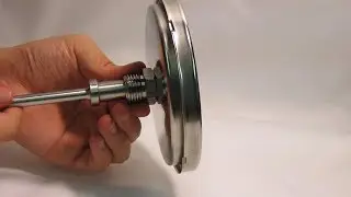 【Operation Instructions】Bimetallic Thermometer, Back Mount, Male Nut