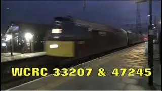 WCRC 33207 and 47245 Haul 5Z47 Through Bescot 4/12/17