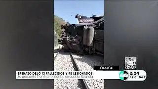 Train crash left 13 dead and 98 injured
