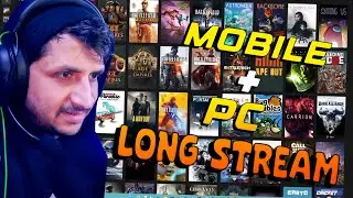 🔴Long Stream Today:-  PC and Mobile Games 😵💥