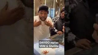 Davido replies VDM and Gheghe! #Davido #fypp #viralvideos2025j #funnyvideos #VDM