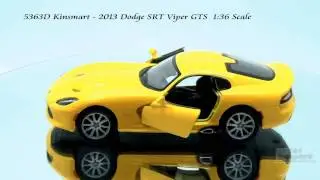 5363D Kinsmart 2013 Dodge SRT Viper GTS 136 Scale Diecast Wholesale