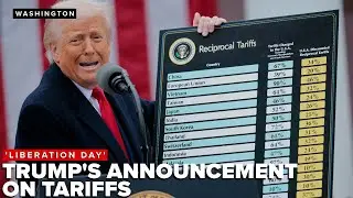 President Trump announces new Tariffs during 