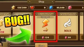 [Game Bug] Dimensional Hole Energy Bug! COM2US FIX THIS PLZ!!!