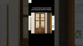 Ultra Realistic Fluted Glass Trick in Enscape | BuildNRender #enscape #sketchup #rendering