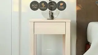 Tommy 1 Drawer Bedside Table, oiled oak by Woodek Design