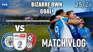 EMBARRASSING OG! BENNO WINNER IN 5 GOAL THRILLER! STOCKPORT COUNTY vs ROTHERHAM UNITED | MATCH VLOG