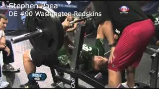 Combine NFL: BenchPress (Supino)