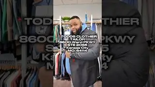 Парень из гетто примеряет костюм в Todd&rsquo;s Clothiers | Костюмы на заказ в Канзас-Сити #boujietaugh...