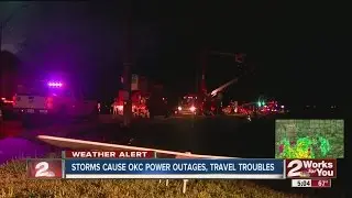 Storm causes Oklahoma City power outages