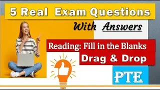 PTE Fill in the Blanks (Drag and Drop) | Strategies for Drag and Drop | Tribikram Ghimire