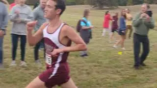 Novi Christian invitational Anthony XC finish